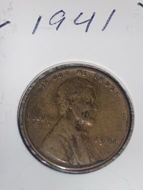 Vintage 1941 Lincoln One Cent US Coin